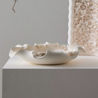White Decorative Bowl | 32cm in Homewares from Oriana B www.orianab.com