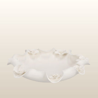 White Decorative Bowl | 32cm in Homewares from Oriana B www.orianab.com
