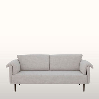 White Foldover Arm Sofa in Furniture from Oriana B www.orianab.com