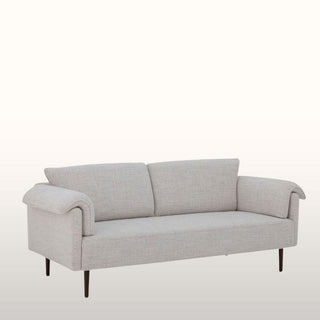 White Foldover Arm Sofa in Furniture from Oriana B www.orianab.com
