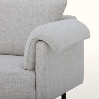 White Foldover Arm Sofa in Furniture from Oriana B www.orianab.com