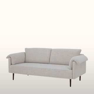 White Foldover Arm Sofa in Furniture from Oriana B www.orianab.com