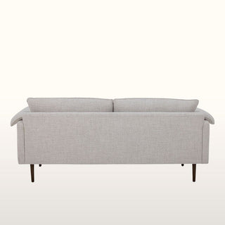 White Foldover Arm Sofa in Furniture from Oriana B. www.orianab.com