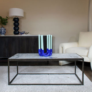 White Marble Top Coffee Table in Archived from Oriana B www.orianab.com