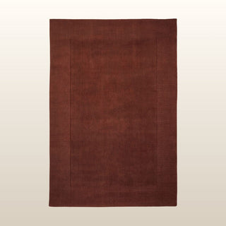Windsor Border | Wool Rug | Terracotta in Homewares from Oriana B www.orianab.com