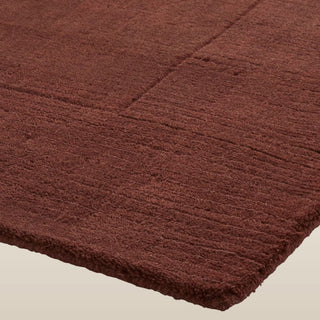Windsor Border | Wool Rug | Terracotta in Homewares from Oriana B www.orianab.com