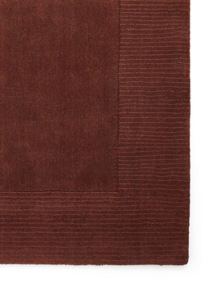 Windsor Border | Wool Rug | Terracotta in Homewares from Oriana B www.orianab.com