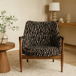 Wood Framed Armchair | Monochrome in Furniture from Oriana B www.orianab.com