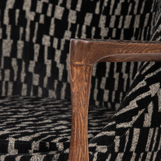 Wood Framed Armchair | Monochrome in Furniture from Oriana B www.orianab.com