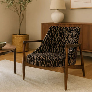 Wood Framed Armchair | Monochrome in Furniture from Oriana B www.orianab.com