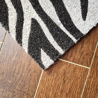 Zebra Print Doormat in Archived from Oriana B www.orianab.com