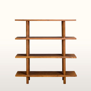 4 Tier Mango Wood Bookshelf in Bookcases & Shelves from Oriana B. www.orianab.com