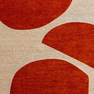 Abstract Shape Rug | Red | 2 Sizes in Homewares from Oriana B. www.orianab.com