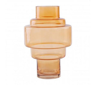 Amber Glass Vase in Archived from Oriana B www.orianab.com
