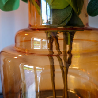 Amber Glass Vase in Archived from Oriana B www.orianab.com