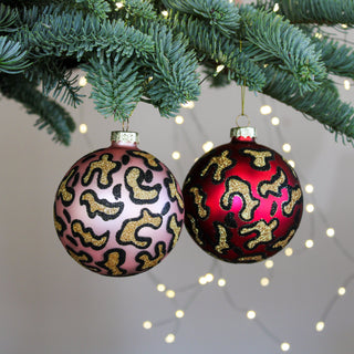 Animal Print Christmas Tree Decoration | Set of 2Oriana BChristmas