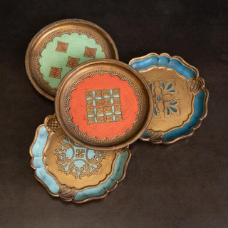 Baroque Pattern Coasters | Set of 4 in Homewares from Oriana B www.orianab.com