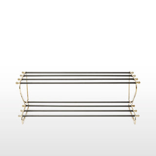 Black and Gold Shoe Rack in Homewares from Oriana B www.orianab.com