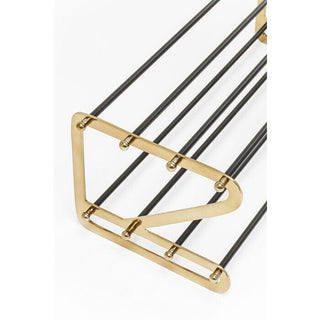 Black and Gold Shoe Rack in Homewares from Oriana B www.orianab.com