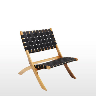Black and Teak Folding Armchair in Archived from Oriana B www.orianab.com