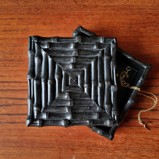 Black Bamboo Trinket Box in Homewares from Oriana B www.orianab.com