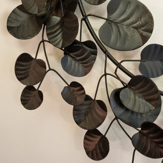 Black Eucalyptus Metal WreathOriana BHomewares