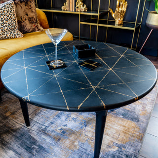 Black and Gold Coffee TableOriana BFurniture