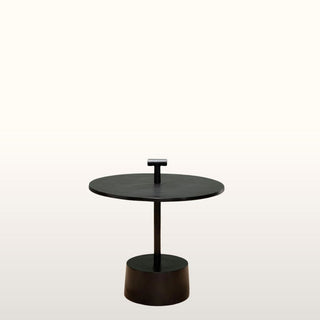 Black Metal Handle Side Table | DISCONTINUED in Archived from Oriana B www.orianab.com