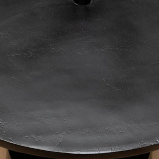Black Metal Handle Side Table | DISCONTINUED in Archived from Oriana B www.orianab.com