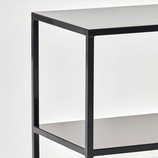 Black Metal Rectangular Coffee Table in Archived from Oriana B www.orianab.com