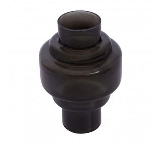 Black Smoked Glass Vase | 2 Sizes in Homewares from Oriana B www.orianab.com