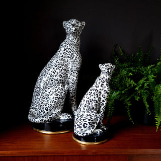 Black & White Decorative Leopard | 2 sizes availableOriana BHomewares