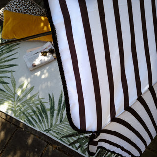 Black & White Garden Umbrella in Outlet from Oriana B www.orianab.com