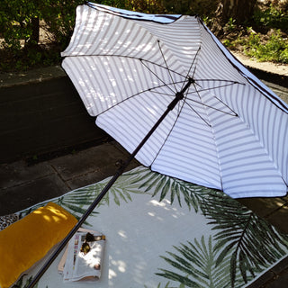 Black & White Garden Umbrella in Outlet from Oriana B www.orianab.com