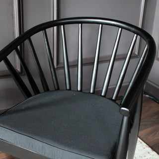 Black Wood Frame Armchair | END OF LINE in Archived from Oriana B www.orianab.com