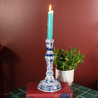 Blue Delft Candlestick in Homewares from Oriana B www.orianab.com