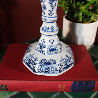 Blue Delft Candlestick in Homewares from Oriana B www.orianab.com