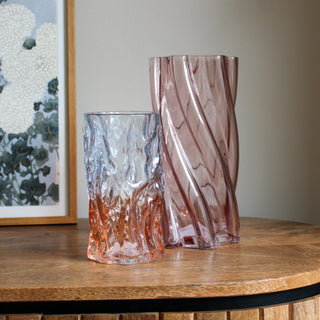 Blue & Orange Ombre Textured Vase in Homewares from Oriana B. www.orianab.com