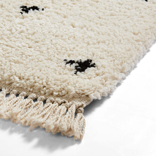 Boho Soft Pile Rug | Black & White | 2 Sizes in Homewares from Oriana B www.orianab.com
