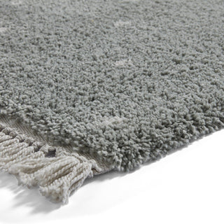 Boho Soft Pile Rug | Dusky Green | 2 Sizes in Homewares from Oriana B www.orianab.com