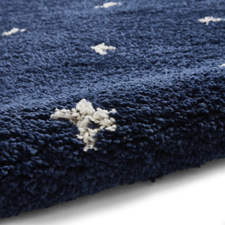 Boho Soft Pile Rug | Navy | 2 Sizes in Homewares from Oriana B www.orianab.com