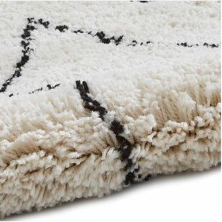 Boho White & Black Rug | 4 sizes available in Archived from Oriana B www.orianab.com