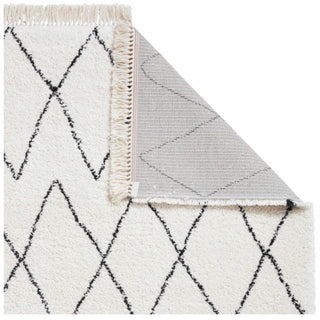 Boho White & Black Rug | 4 sizes available in Archived from Oriana B www.orianab.com