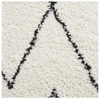 Boho White & Black Rug | 4 sizes available in Archived from Oriana B www.orianab.com
