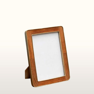 Brass and Wood Photoframe in Homewares from Oriana B www.orianab.com
