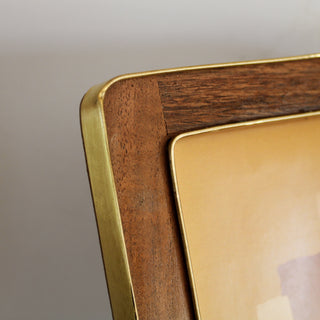 Brass and Wood Photoframe in Homewares from Oriana B www.orianab.com