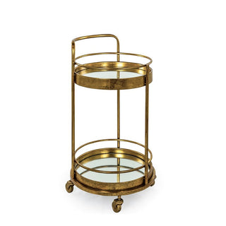 Brass Bar Cart | Two Tiered in Archived from Oriana B www.orianab.com