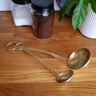 Brass Serving Ladle | 2 sizes in Outlet from Oriana B www.orianab.com