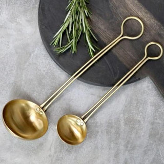 Brass Serving Ladle | 2 sizes in Outlet from Oriana B www.orianab.com