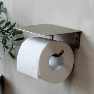 Brass Toilet Paper Holder in Archived from Oriana B www.orianab.com
